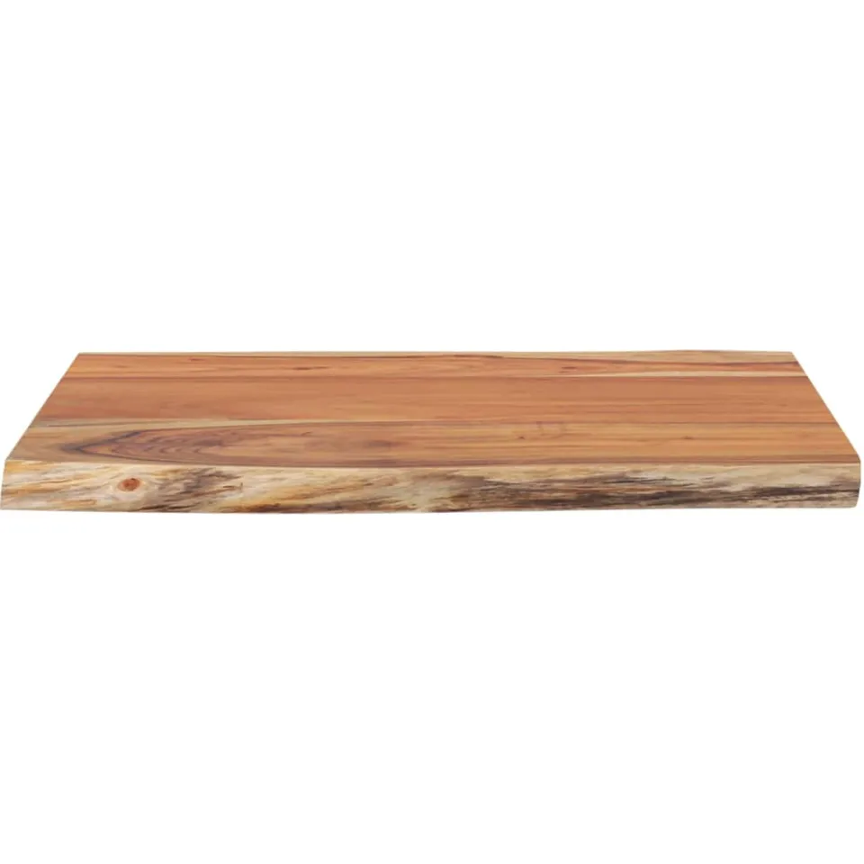 vidaXL Tafelblad rechthoekig natuurlijke rand 70x60x2,5 cm acaciahout Bruin