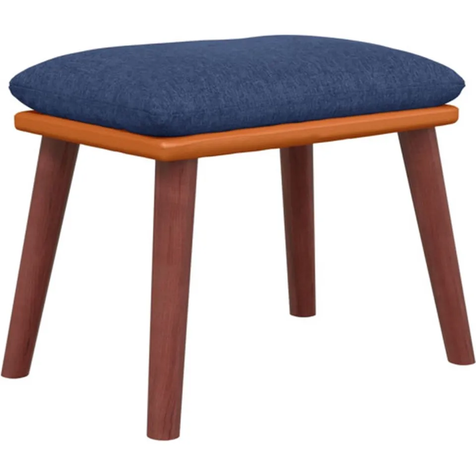 vidaXL Voetenbank 45x29,5x35 cm stof en kunstleer blauw, foto 3