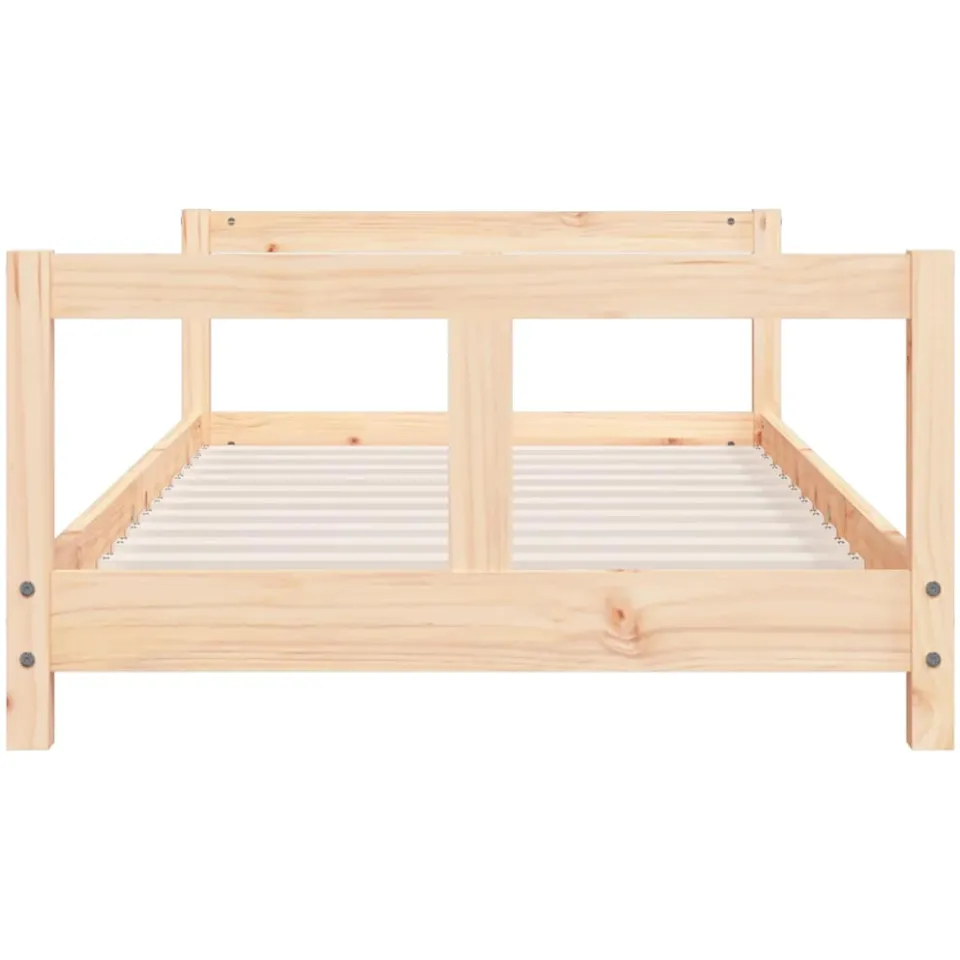 vidaXL Kinderbedframe 80x160 cm massief grenenhout bruin, foto 4