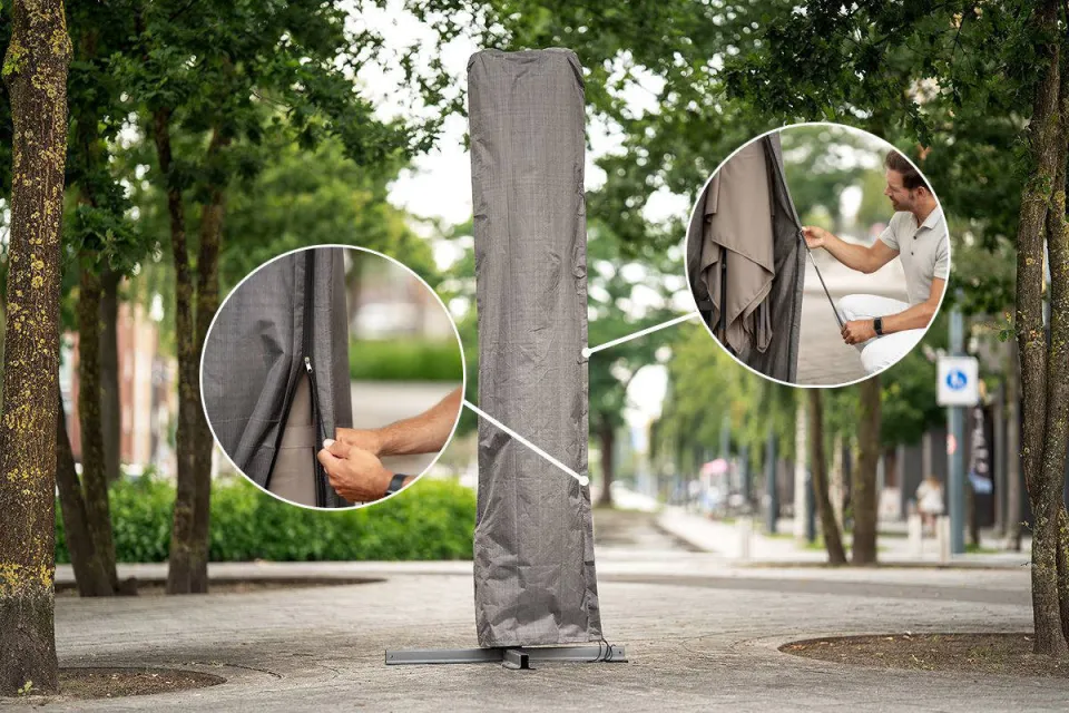 Winza Outdoor Covers parasolhoes XL grijs, foto 2