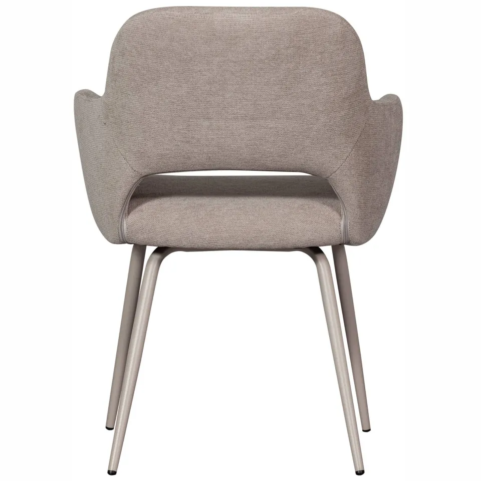WOOOD Jenny eetkamerstoel bouclé beige, foto 5