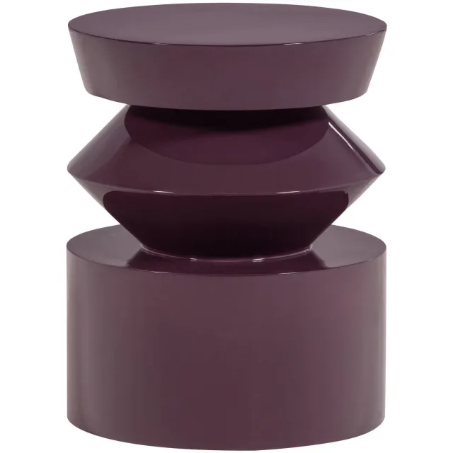 WOOOD Auren bijzettafel paars purple/brown