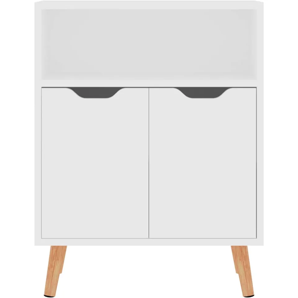 vidaXL Dressoir 60x30x72 cm bewerkt hout wit