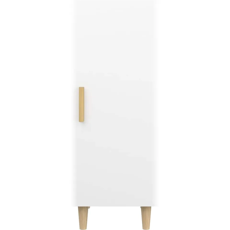 vidaXL Dressoir 34,5x34x90 cm bewerkt hout wit, foto 4