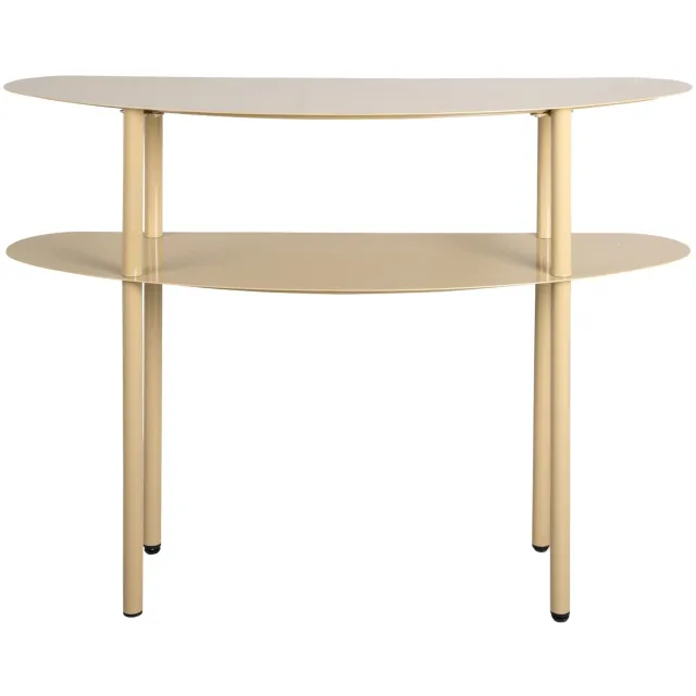 Leitmotiv Bijzettafel Paris - Lattebruin - 90x28x72.5cm - Scandinavisch Beige