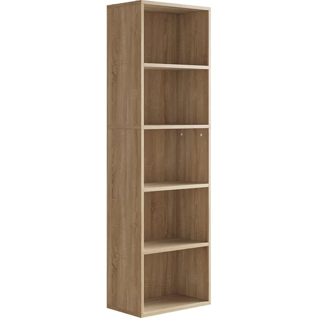 Vicco Bob Boekenrek – 40 x 132 cm met 5 compartimenten Sonoma