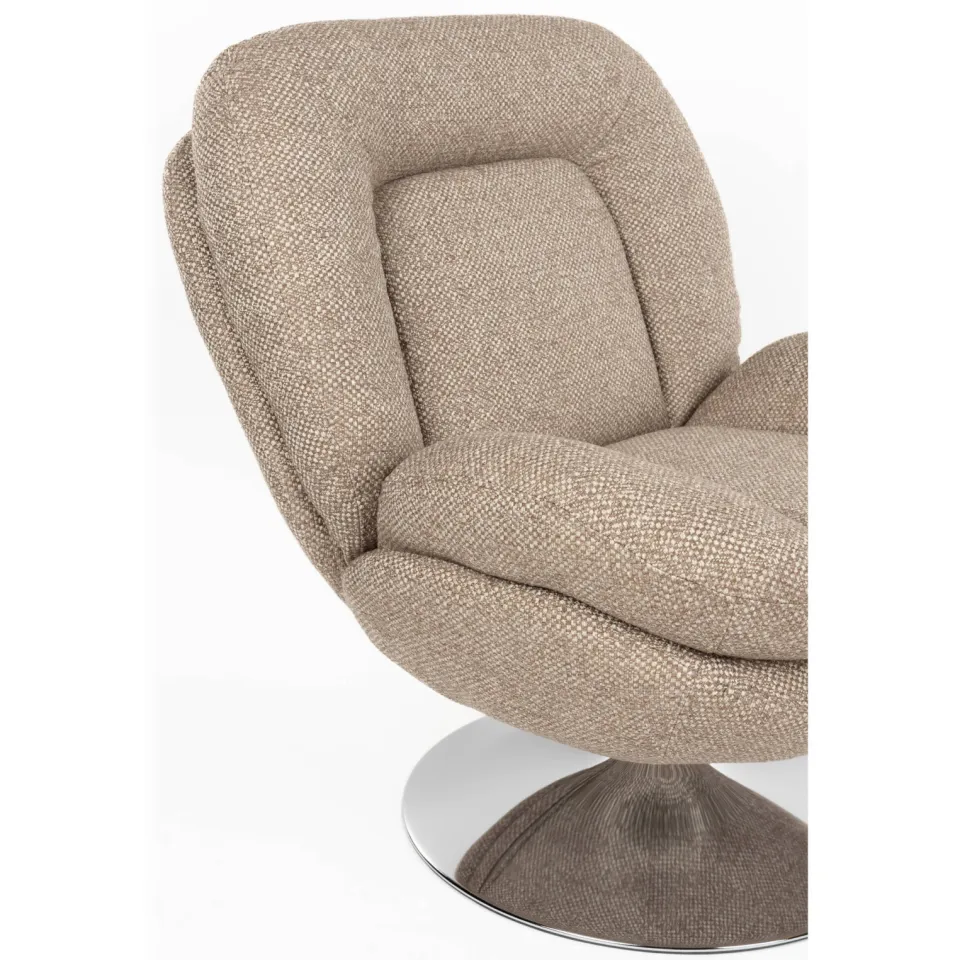 Housecraft Living draaifauteuil Romy bruin, foto 7