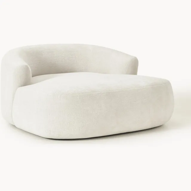 Westwing Collection XL loungefauteuil Sofia Wit