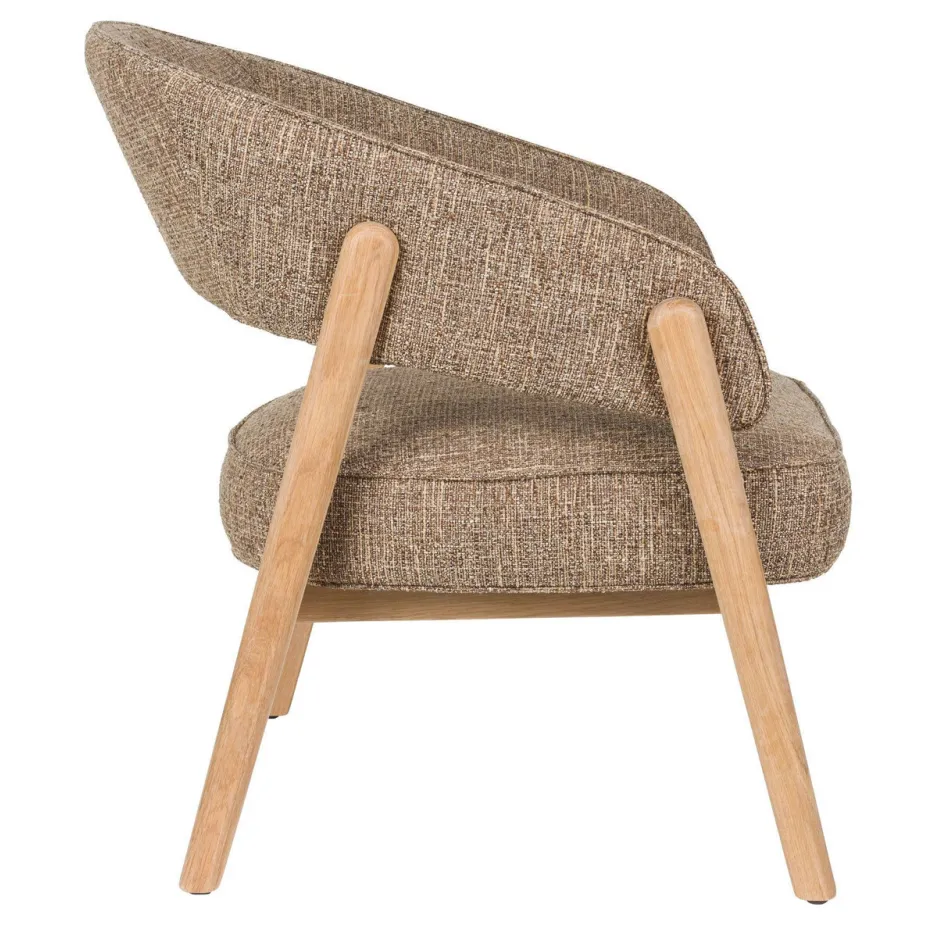 Zuiver fauteuil Bright bruin, foto 4