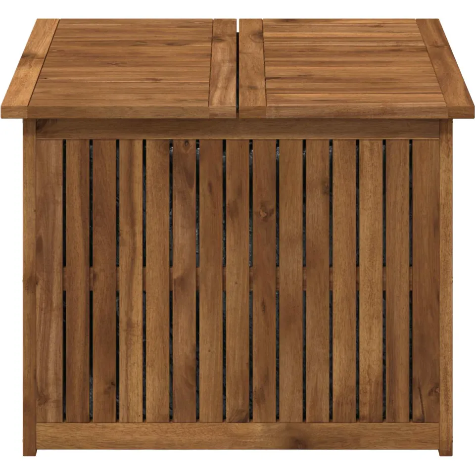 vidaXL Tuinopslagdoos LAREN Massief Acaciahout 70,5 x 68,5 x 53,5 cm bruin, foto 4