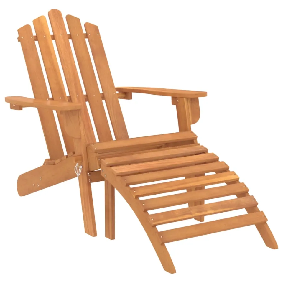 vidaXL 3-delige Loungeset Adirondack massief acaciahout bruin, foto 3