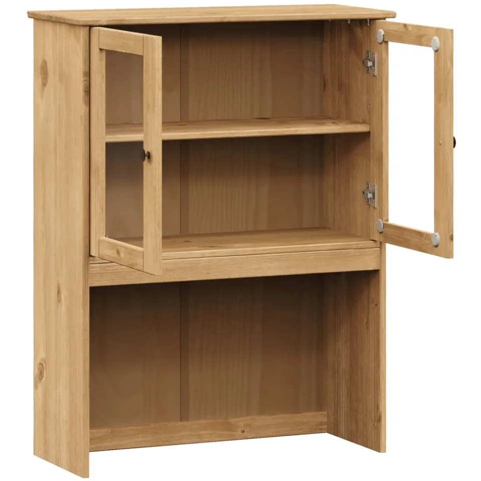 vidaXL Opzetkast VIGO 78x30x100 cm massief grenenhout bruin, foto 4