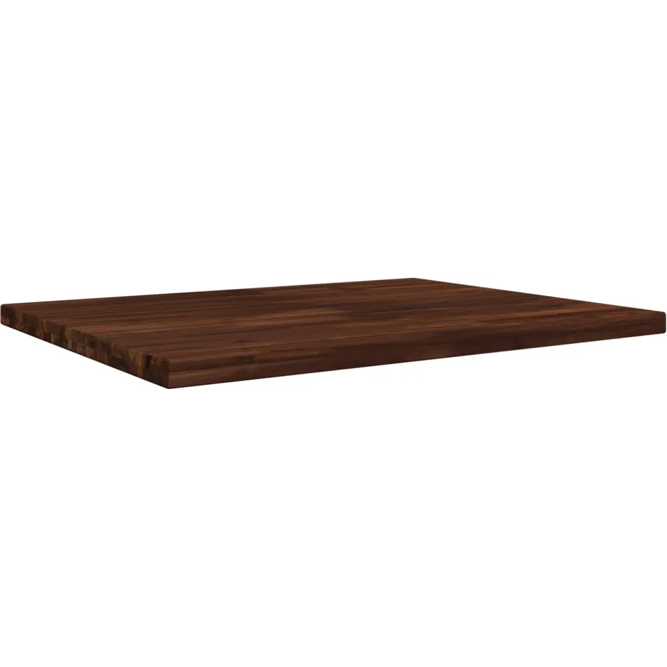 vidaXL Rechthoekig Tafelblad 90 x 70 x 3,2 cm Rechthoekig bruin