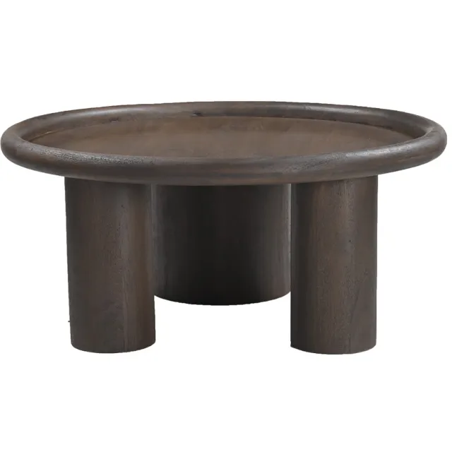 Woonexpress Salontafel Impact Mangohout Diepbruin - Robuust & Speels Design Bruin/Hout - Bruin/Hout - Mango