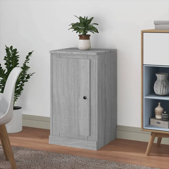 vidaXL Dressoir 37,5x35,5x67,5 cm bewerkt hout grijs sonoma eikenkleur, foto 2
