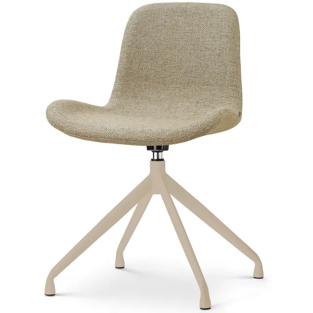 Nolon Nola-Fé draaibare eetkamerstoel taupe melange - beige onderstel