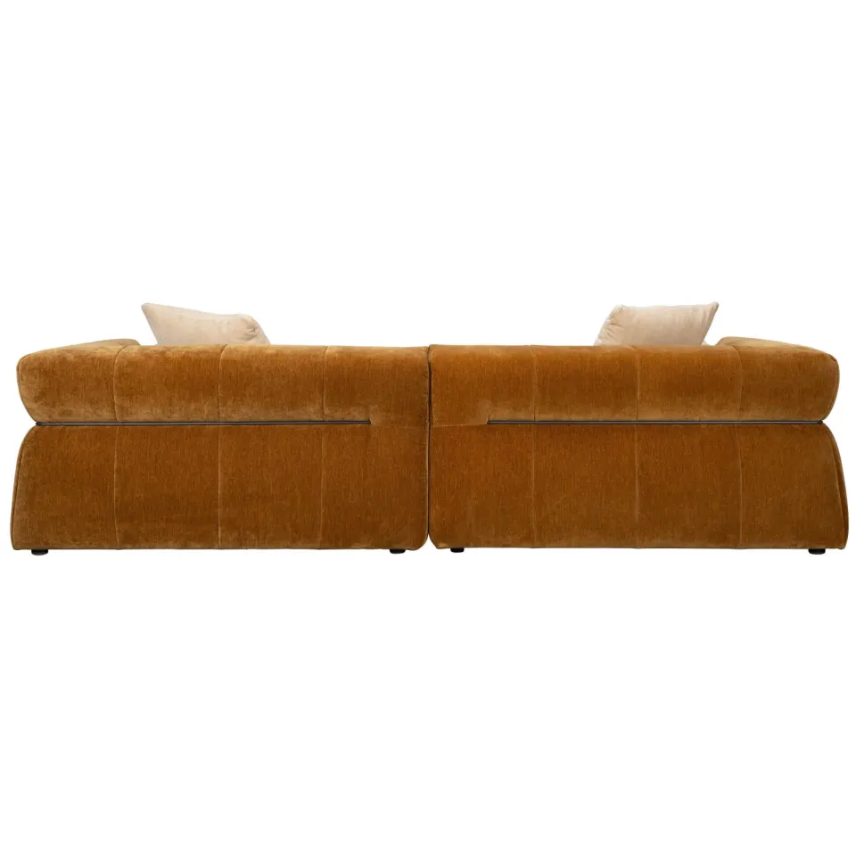 Dutchbone Hodge 4-zitsbank bruin, foto 3