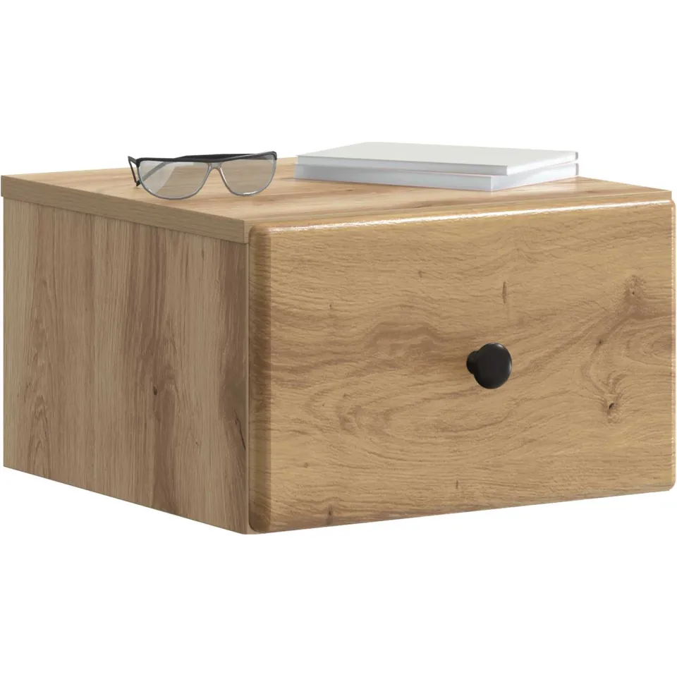 vidaXL Wandbeugel Bedkast Artisanaal eiken 34,5 x 33 x 20 cm, foto 2