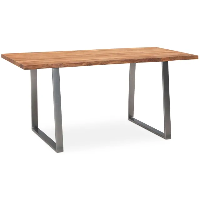 Wohnling Eettafel acaciahout 200x100 cm WL7.250 Zie omschrijving
