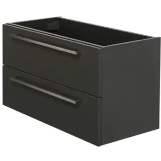 Aquazuro Wastafelonderkast Arezzo 80cm Donkergrijs