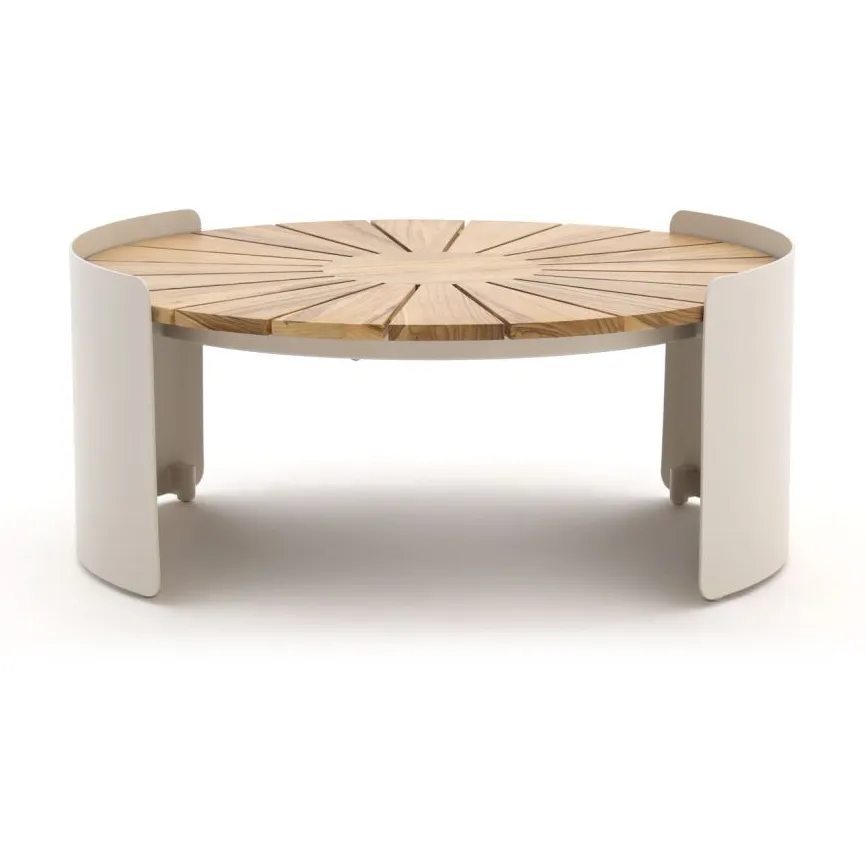 Bellagio tuinmeubelen Bellagio Porcari lounge tuintafel ø70cm (h:30cm) taupe, foto 3