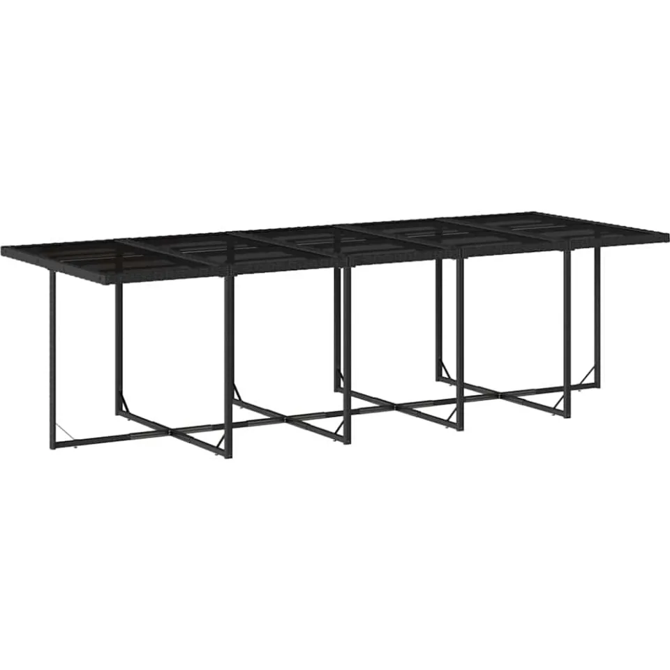 vidaXL 15-delige Tuinset met kussens poly rattan zwart, foto 4