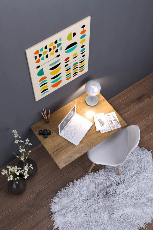 Moka Park Inklapbaar Tafel - Studeerbureau - Klaptafel - Inklapbare Tafel - Vouwtafel - Uitschuifbare Tafel - Haltafel - Opvouwbaar Tafel - Bruin
