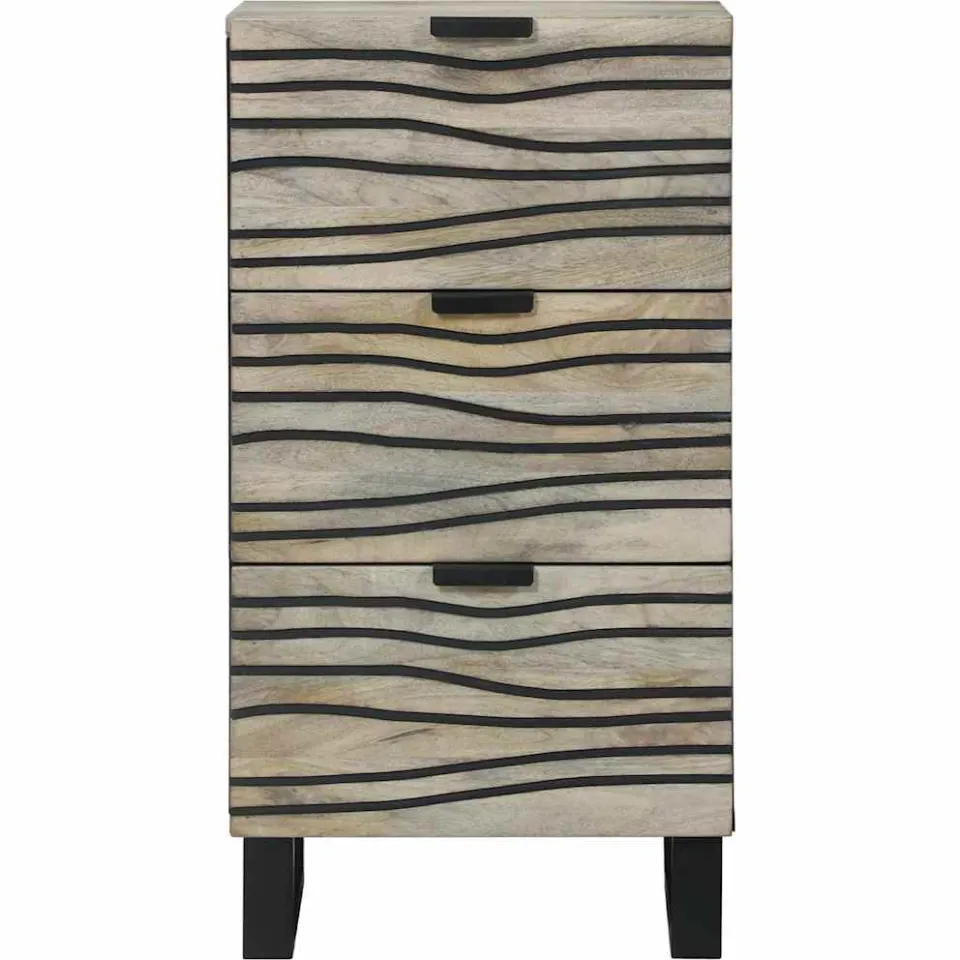 vidaXL Media-opslagkasten en rekken Wit en zwart 40 x 33 x 75 cm, foto 3