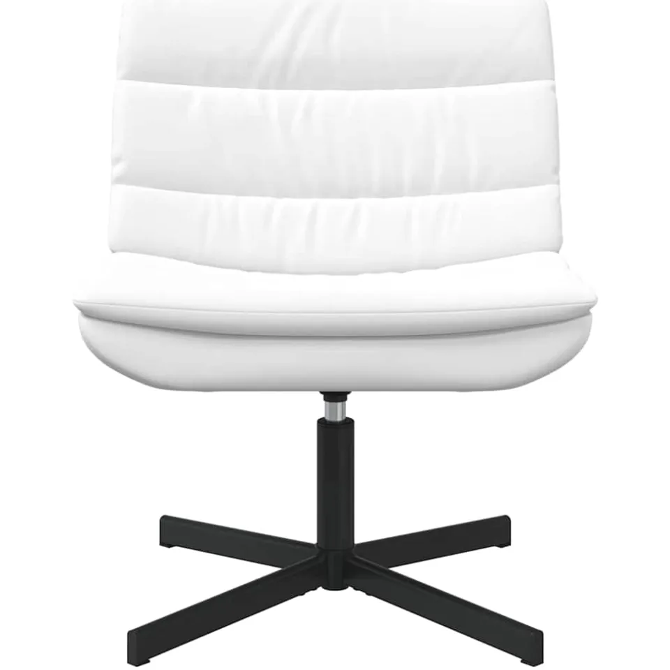 vidaXL Draaistoel Wit 63 x 75 x 76 cm Kunstleer, foto 4