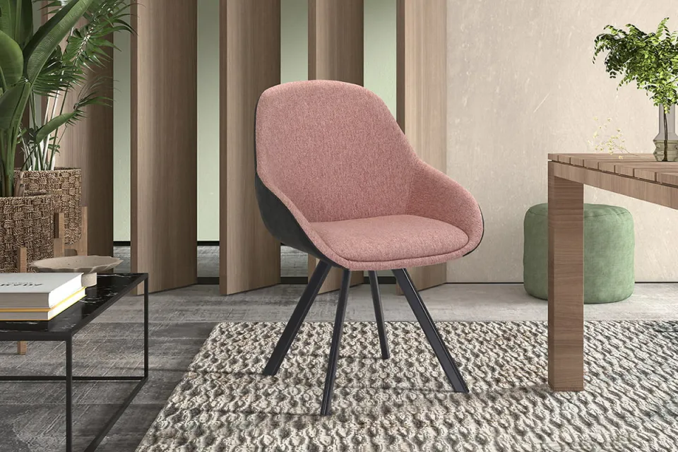 Eetkamerstoel Malou roze, foto 6