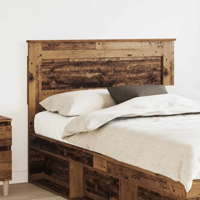 vidaXL Hoofdbord Oud Hout Bewerkt hout Bruin