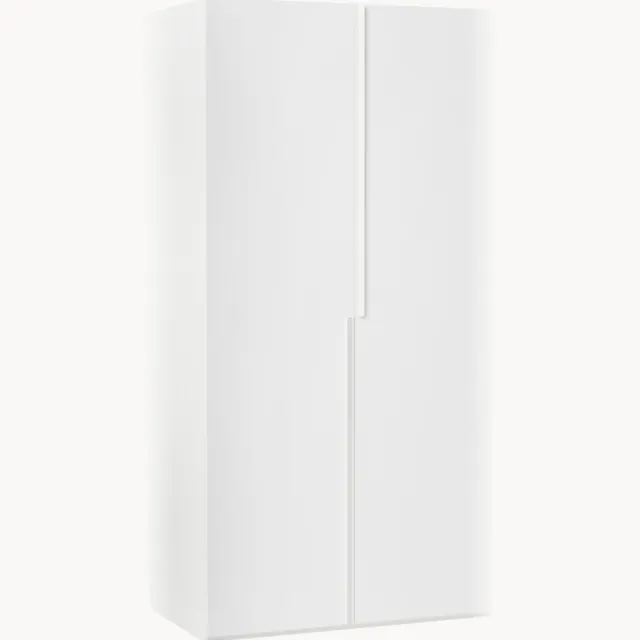 Westwing Collection Modulaire draaideurkast Leon, 100 cm breed, diverse varianten Wit