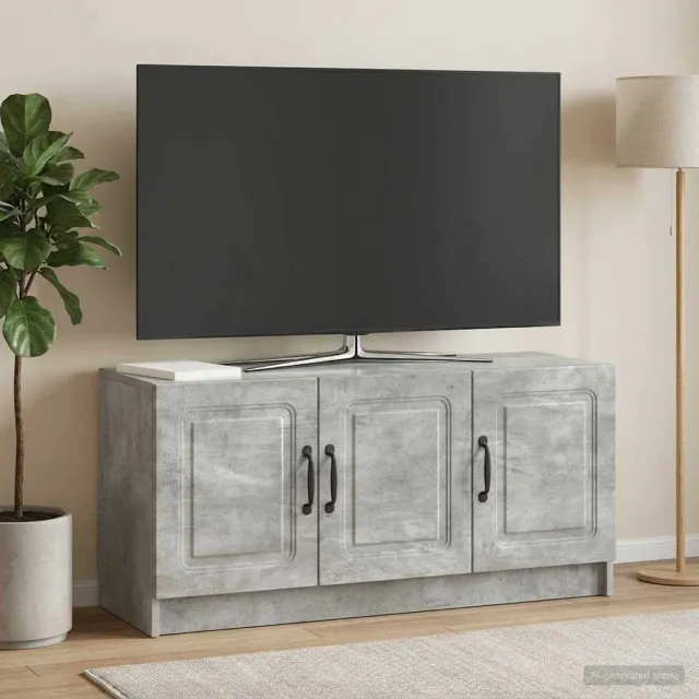 vidaXL Tv-meubel 99 x 34,5 x 47 cm Betongrijs Bewerkt hout grijs, foto 2