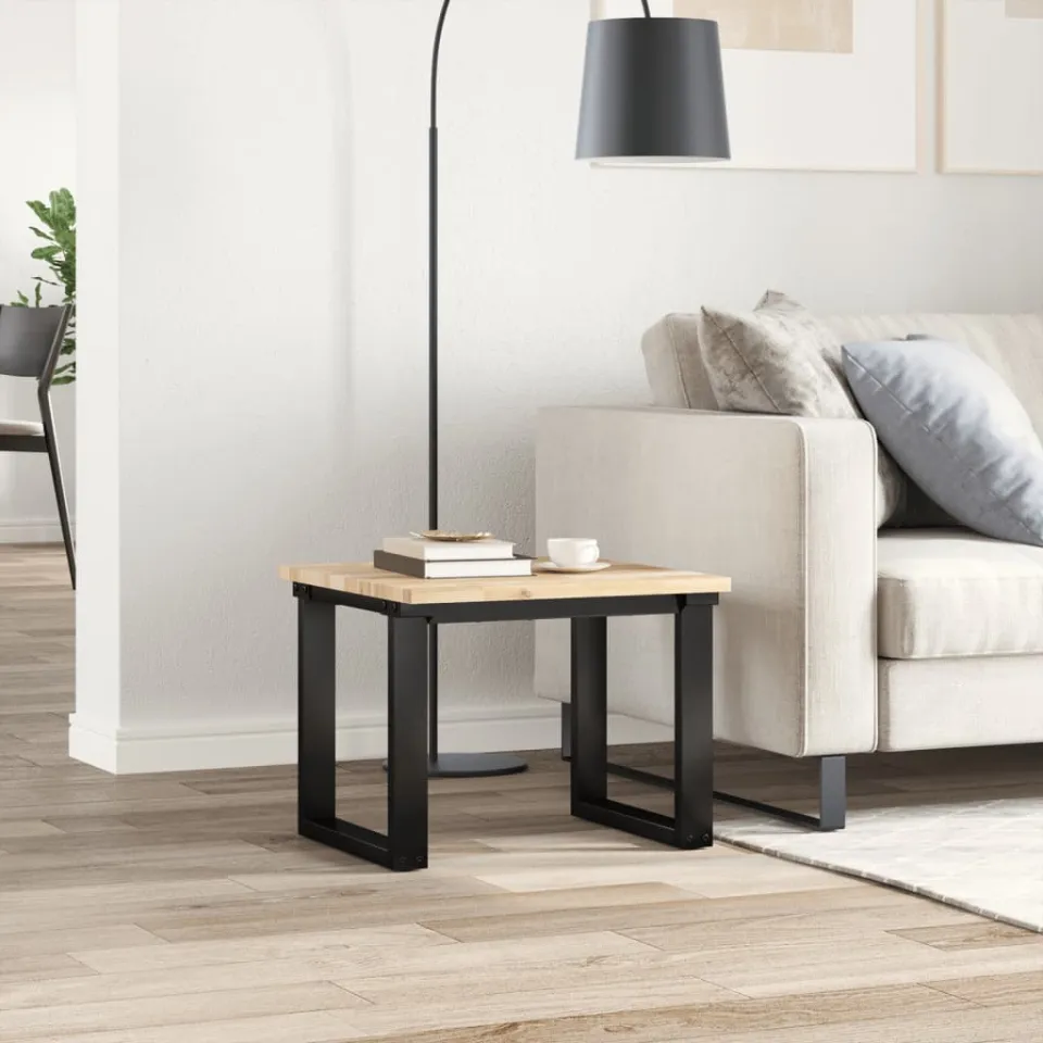 vidaXL Tafelblad vierkant 60x60x4 cm massief acaciahout bruin, foto 2