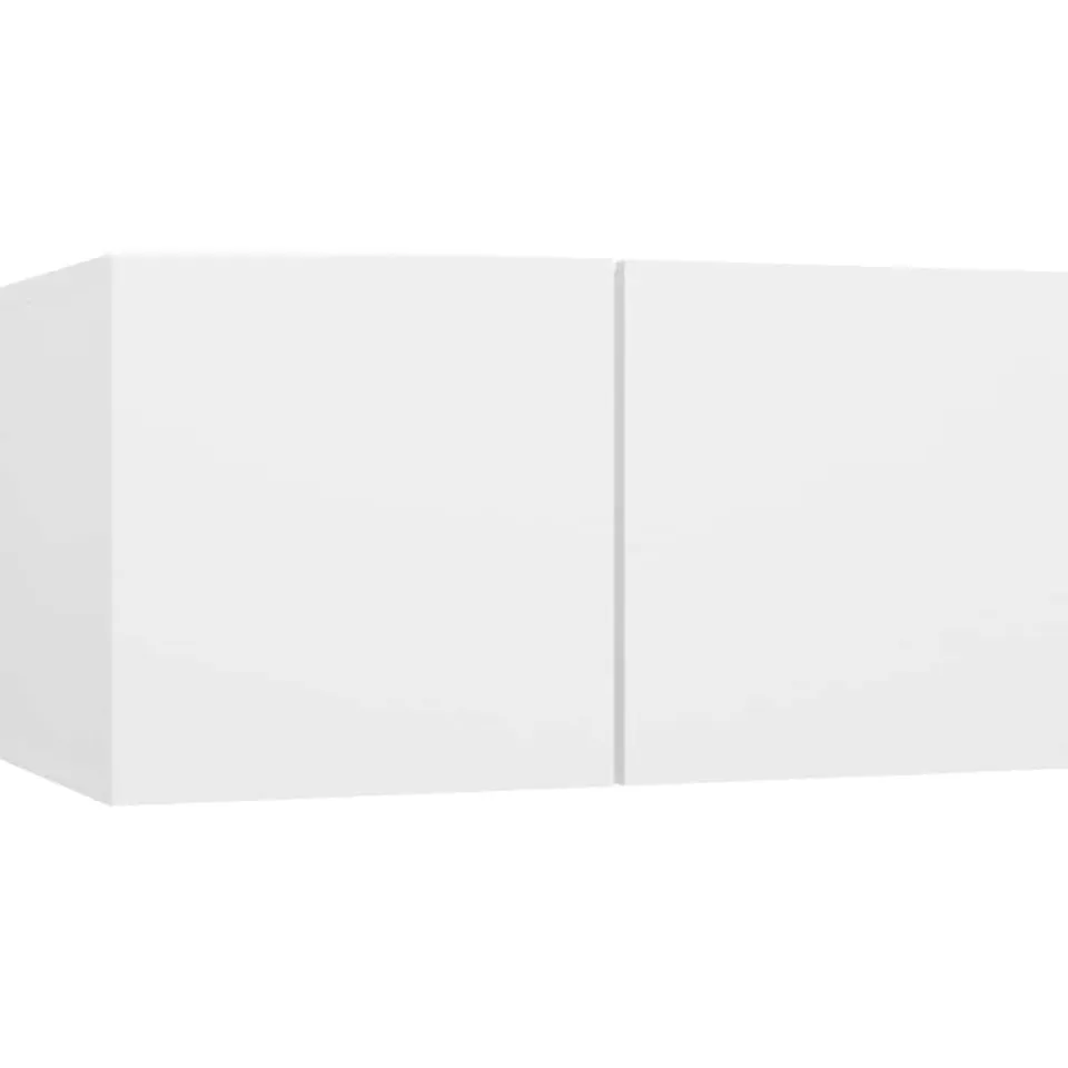 vidaXL Tv-hangmeubelen 2 st 60x30x30 cm wit