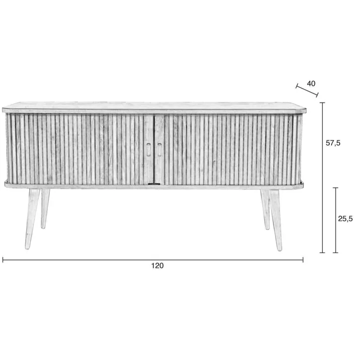 Zuiver Barbier dressoir naturel, foto 5