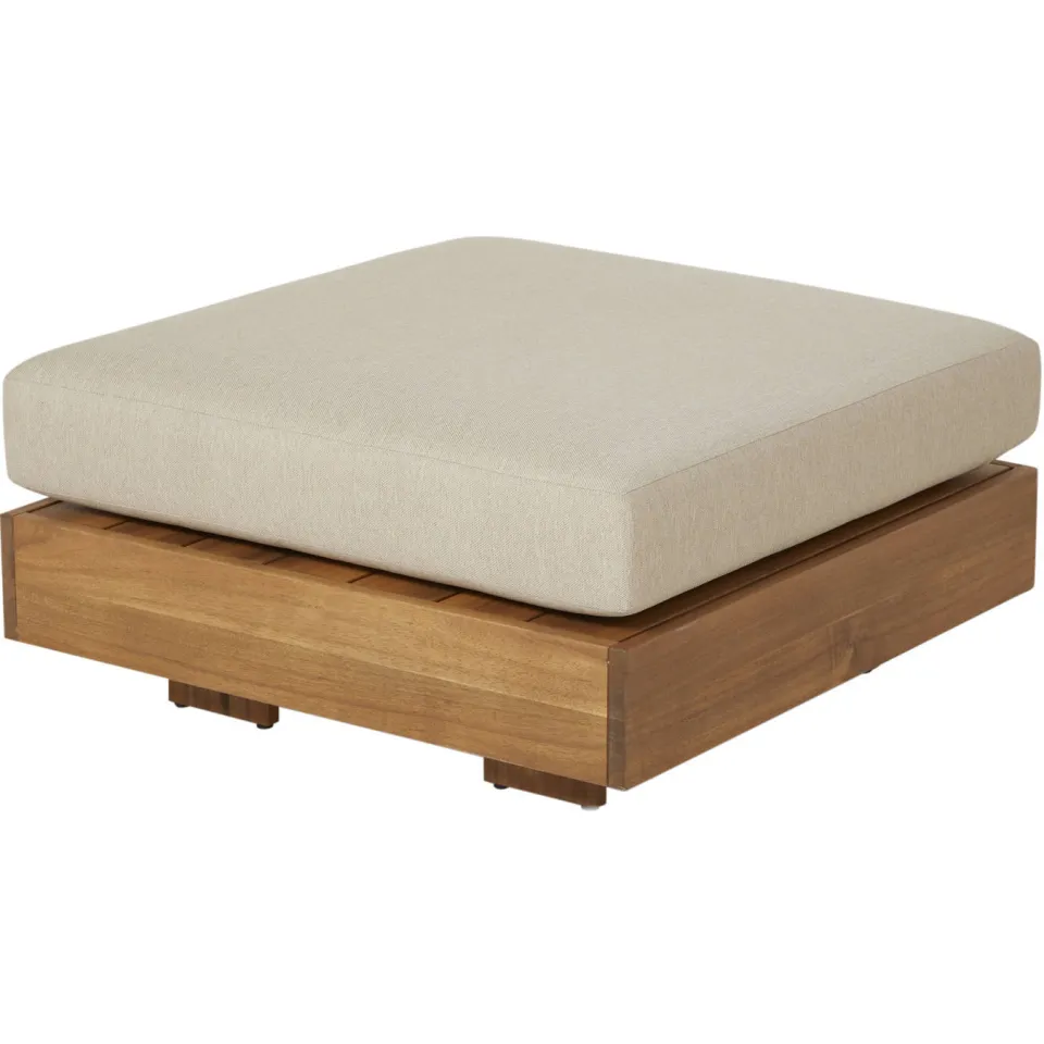 NOUS Garden hocker Belmonte deluxe (80x80 cm) Naturel/ zand