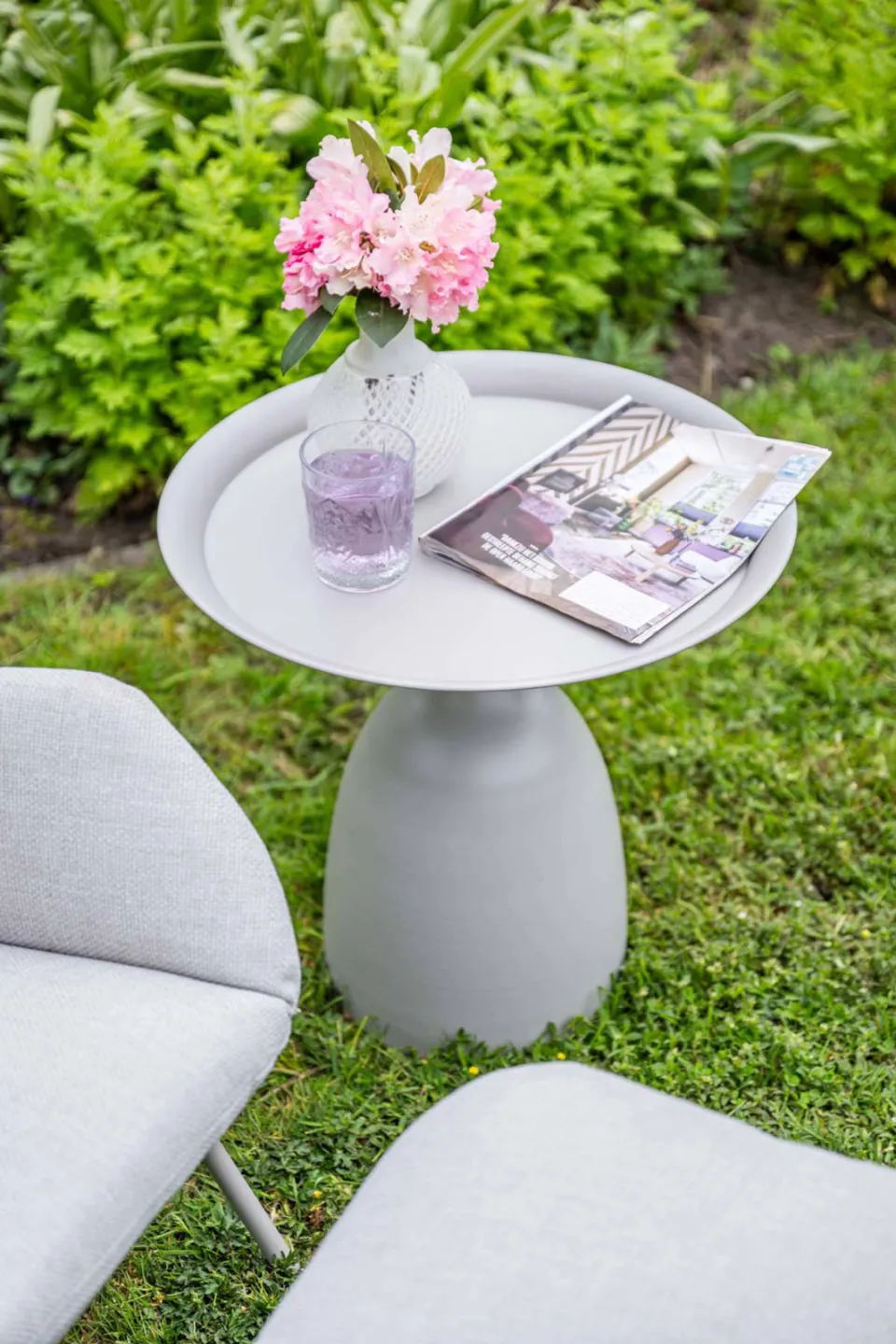 Garden Impressions Mioala bijzettafel (50xH48 cm) Mioala bijzettafel - diameter 50xH48 cm - taupe Mioala bijzettafel - diameter 50xH48 cm - taupe, foto 6