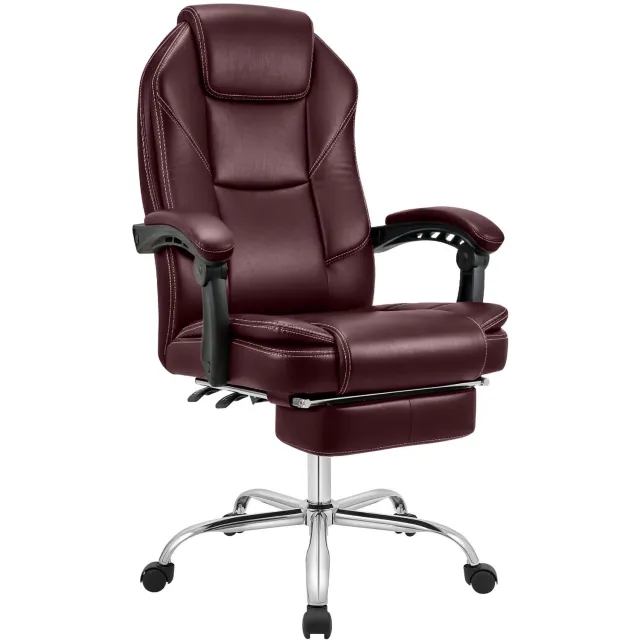 Luxe Comfort Monza 0074 bureaustoel - bordeauxrood