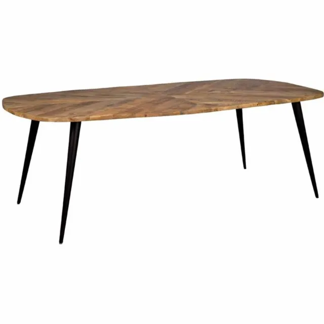 Tower Living Eettafel Giovanni - Rechthoek Naturel Hout - 180x100x78cm