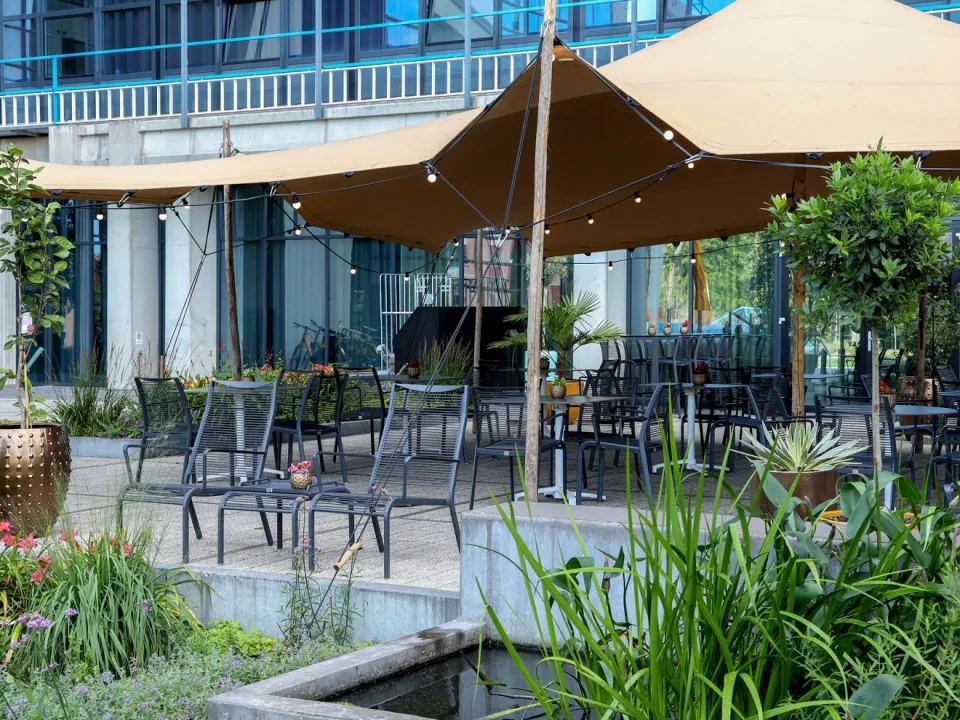 Apple Bee Hawaii lounge tuinstoel stapelbaar grijs, foto 4