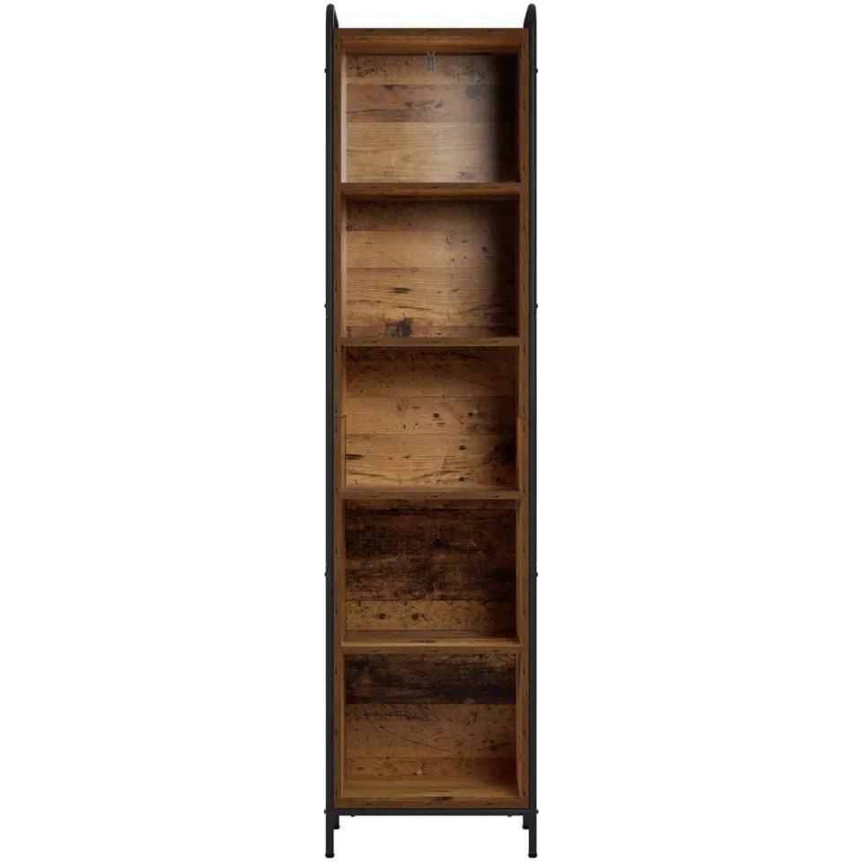 vidaXL Boekenkast 55,5 x 33 x 174 cm Bewerkt hout Oud hout Bruin