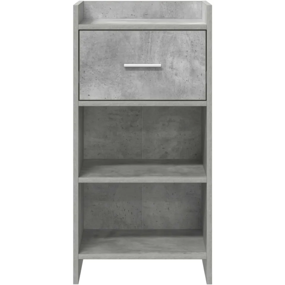 vidaXL Dressoir Betongrijs 40 x 36 x 80 cm Bewerkt hout grijs, foto 3