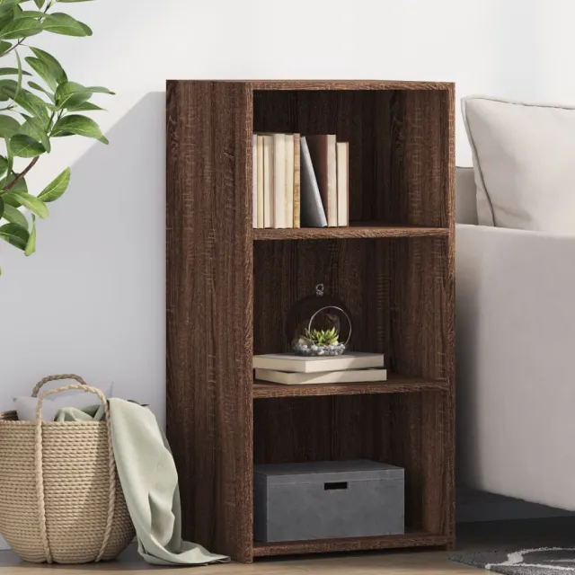 vidaXL Dressoir 45x41x93 cm bewerkt hout bruin eikenkleurig, foto 2