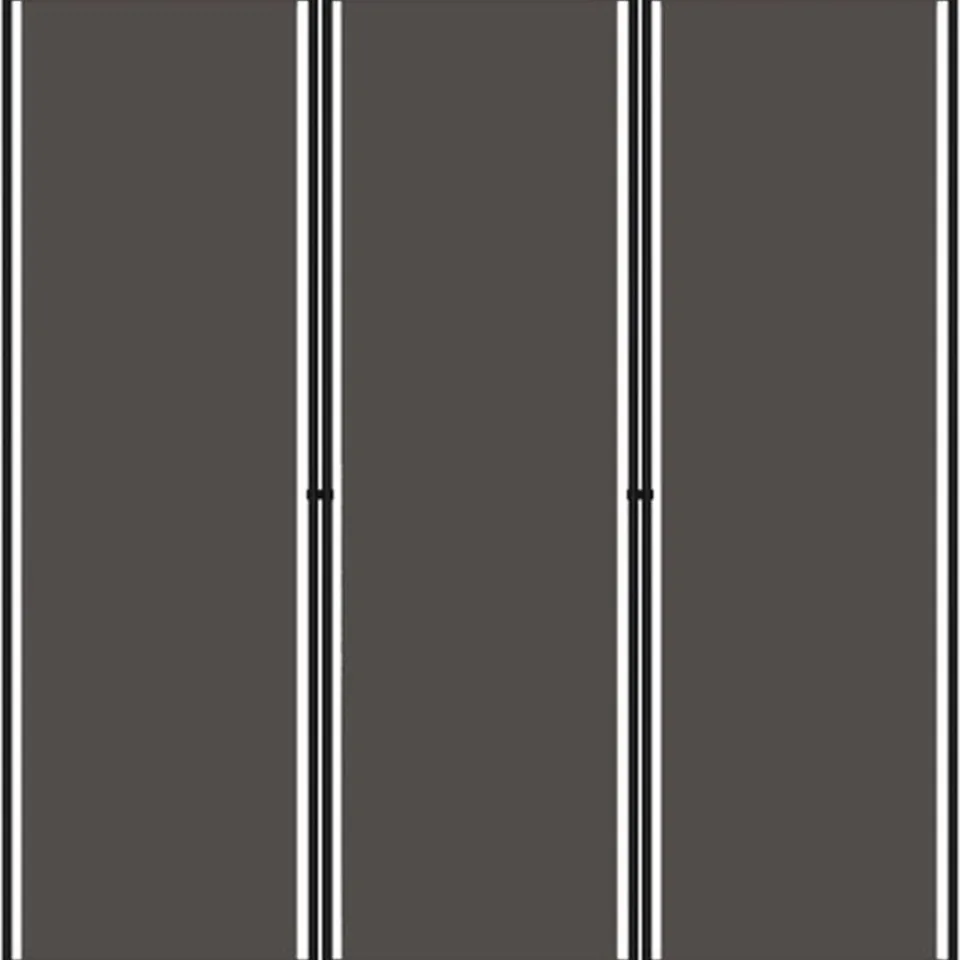 vidaXL Kamerscherm met 3 panelen 150x180 cm antraciet, foto 3