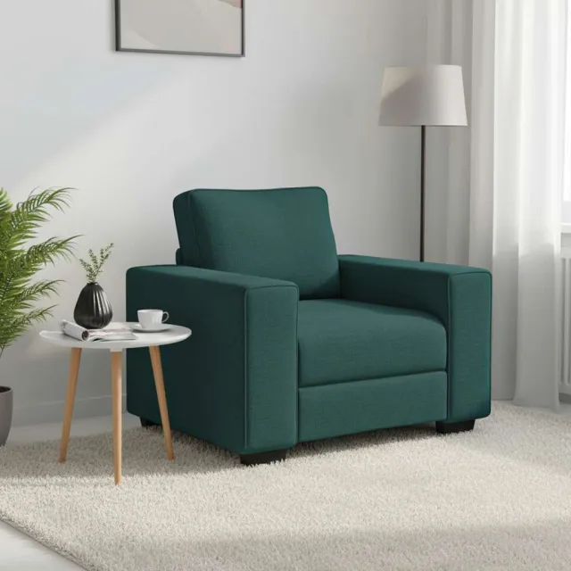 vidaXL Sofastoel Donkergroen 100x77x82 cm Stof