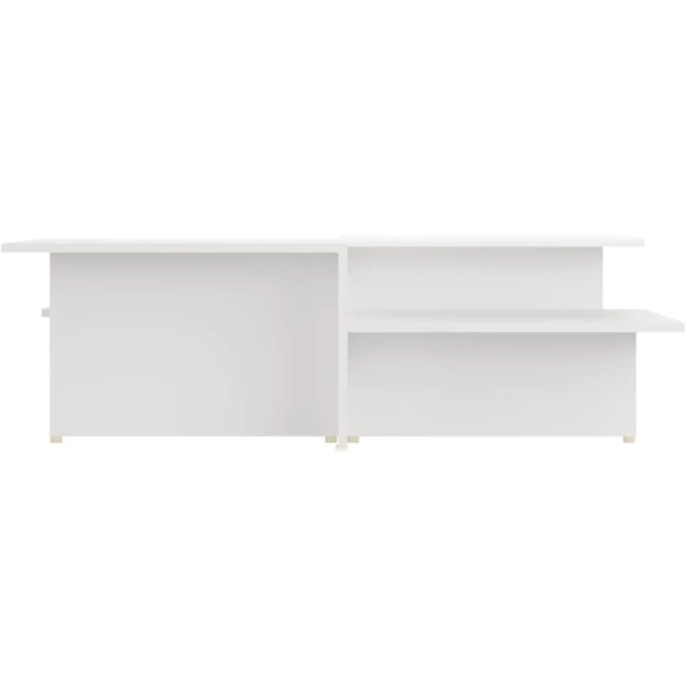 vidaXL Salontafels 2 st 111,5x50x33 cm bewerkt hout wit