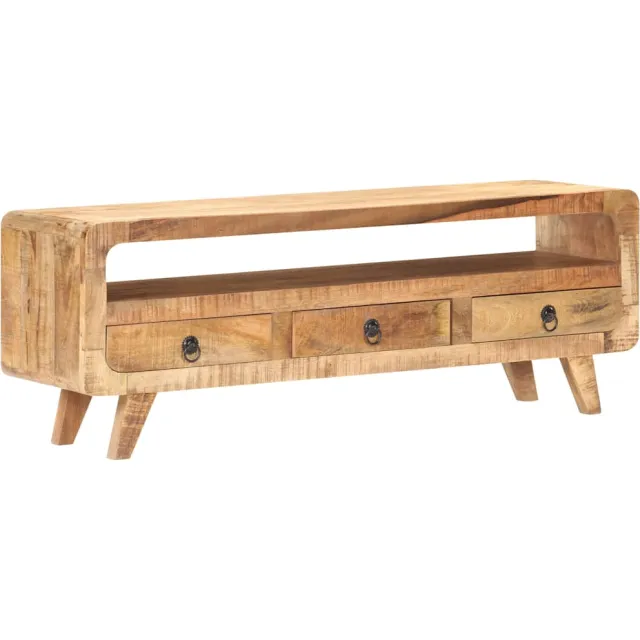 vidaXL Tv-meubel 117x30x41 cm massief ruw mangohout Bruin