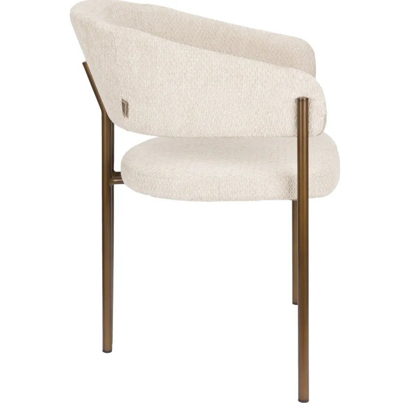 Dutchbone eetkamerstoel Naida beige, foto 6