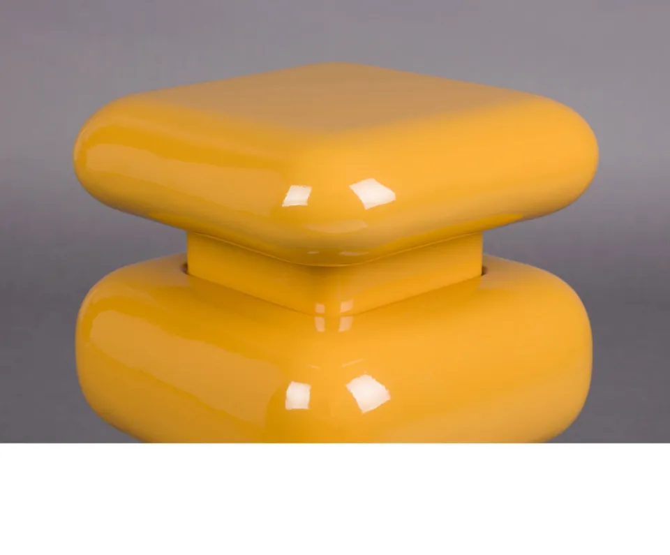 Dutchbone Stubby bijzettafel geel, foto 4